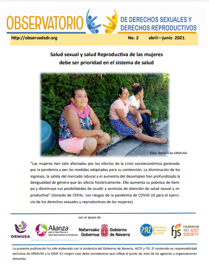 Lee más sobre el artículo Boletin n° 2 – 2021  Salud sexual y salud Reproductiva de las mujeres debe ser prioridad en el sistema de salud
