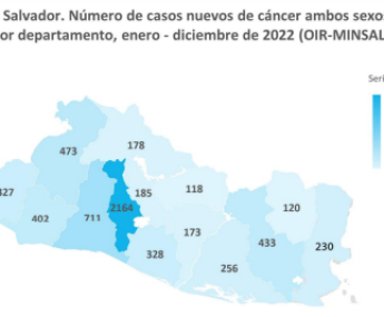Casos nuevos de cáncer prevalen en las mujeres (77.71 %)